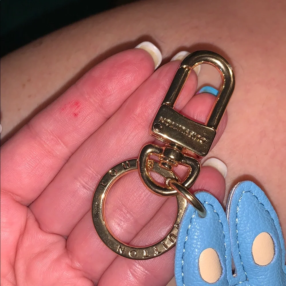 Louis Vuitton Blue Bunny Key Charm & Card Holder